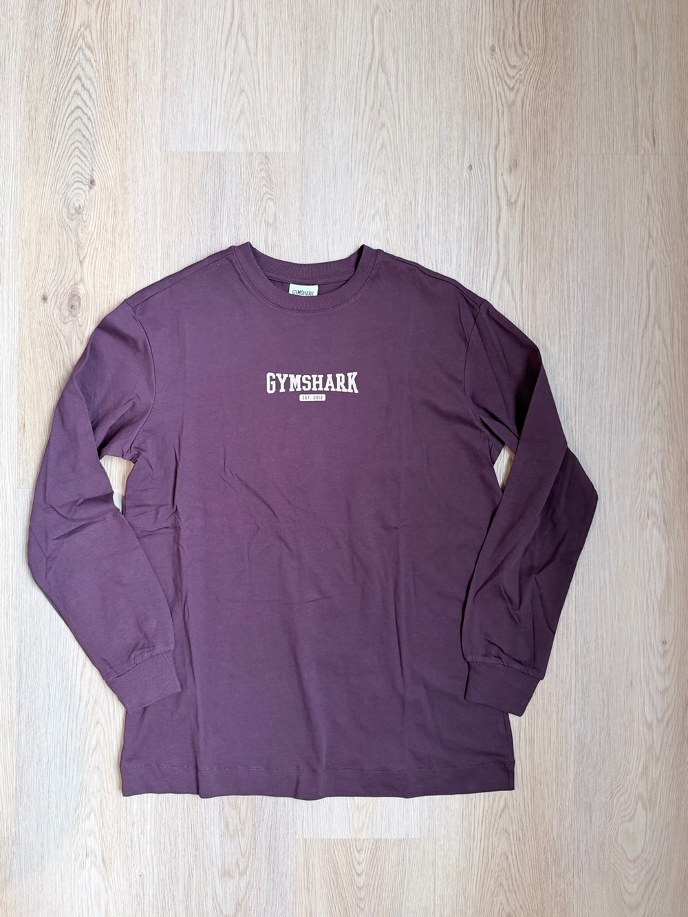 Gymshark Women’s Oversized Long Sleeve Tee - Plum Burgundy